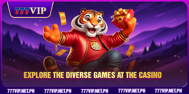 Explore the diverse games at the casino