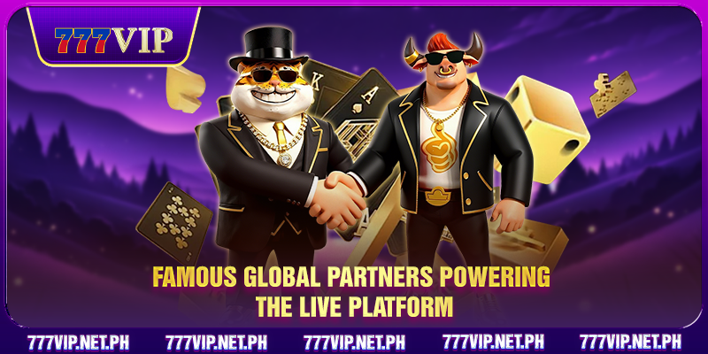 Famous global partners powering the live platform