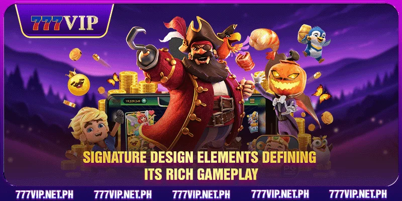 Signature design elements defining its rich gameplay